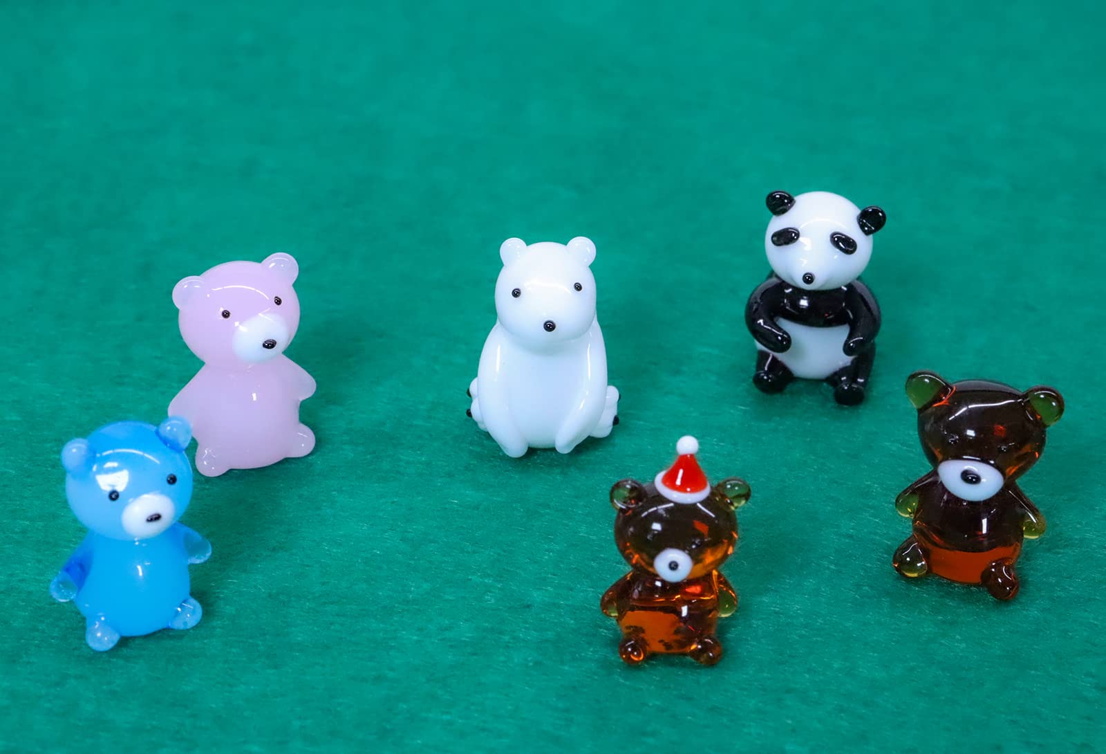 Amazon.co.jp: かわいらしい ガラス細工 プチシリーズ パンダ